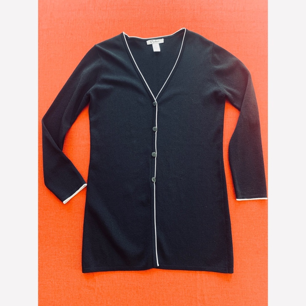 Carducci black light stretch cardigan, S